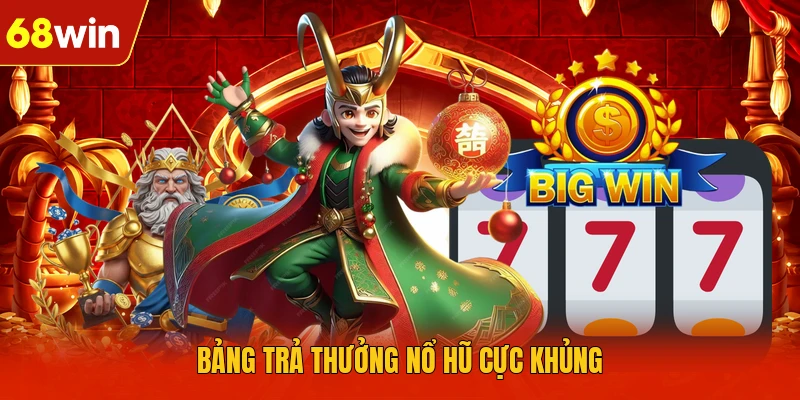 Bảng trả thưởng nổ hũ cực khủng Bảng trả thưởng nổ hũ cực khủng