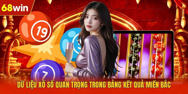 Dữ liệu xổ số quan trọng trong bảng kết quả miền Bắc Dữ liệu xổ số quan trọng trong bảng kết quả miền Bắc