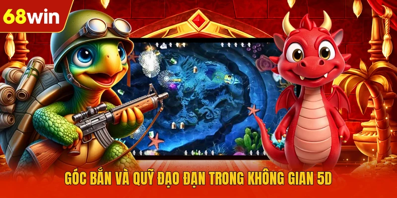 Góc bắn và quỹ đạo đạn trong không gian 5D Góc bắn và quỹ đạo đạn trong không gian 5D